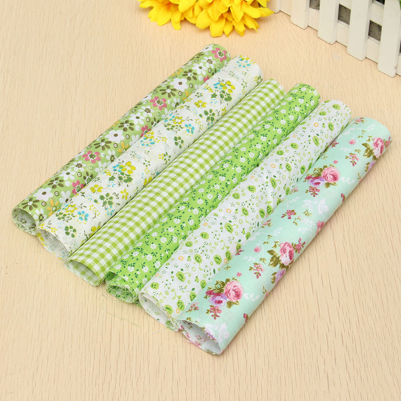 6PCS 10 Squares Quilt Fabric For DIY Craft Pre Cut Cotton Fabric Patchwork&quot;