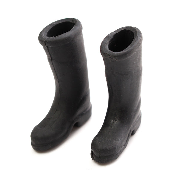 1:12 Black Mini Rain Boot Dollhouse Miniature Furniture Accessories For Dollhouse