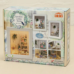 CuteRoom DIY Sunshine Zakka Room Dollhouse Kit Photo Frame Design Decor Collection Gift W-005