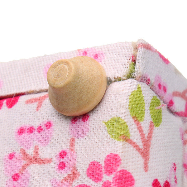 1:12 Dollhouse Miniature Pink Floral Armchair Single Sofa Toys Furniture Ornaments Christmas Gift