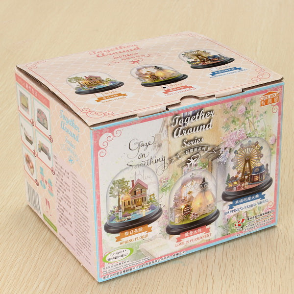 CuteRoom B-022 Love Forever DIY Dollhouse Miniature Kit Collection Gift With Light