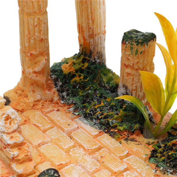 Ancient Roman Ruins Ornament Dollhouse Decoration Gift Toys 23*16*12.5cm