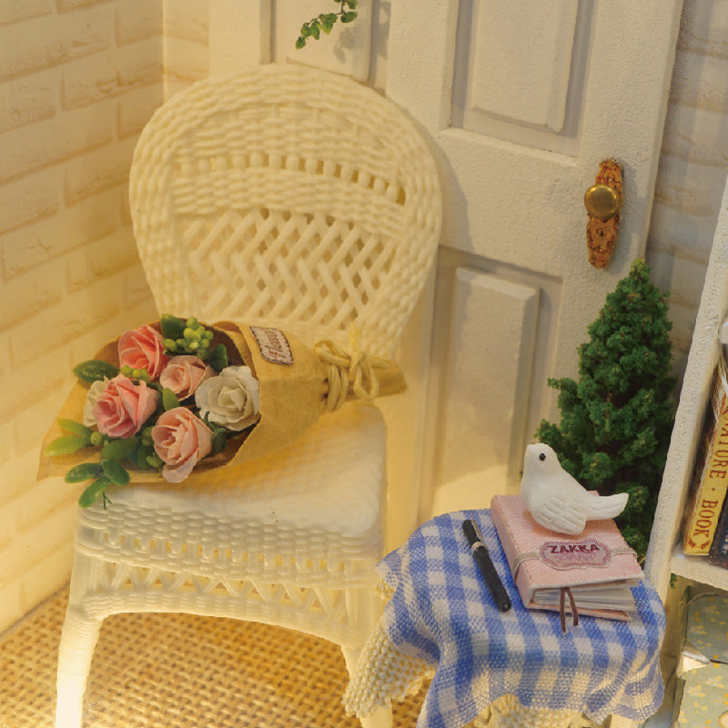 CuteRoom DIY Sunshine Zakka Room Dollhouse Kit Photo Frame Design Decor Collection Gift W-005