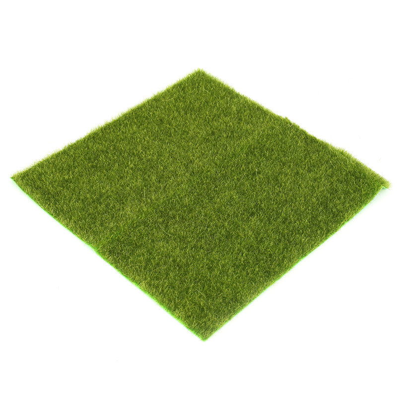30*30cm Artificial Faux Garden Turf Grass Lawn Moss Miniature Craft Ecology Decor