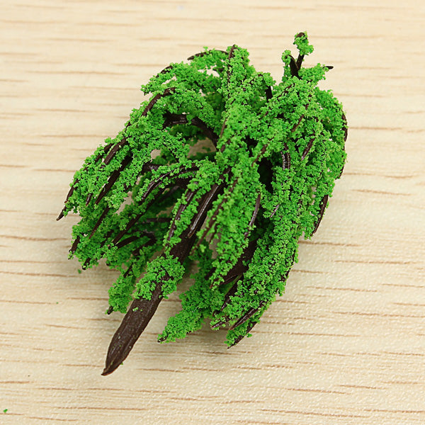 10PCS DIY Building Sand Table Model Material Scene Willow Tree 6cm