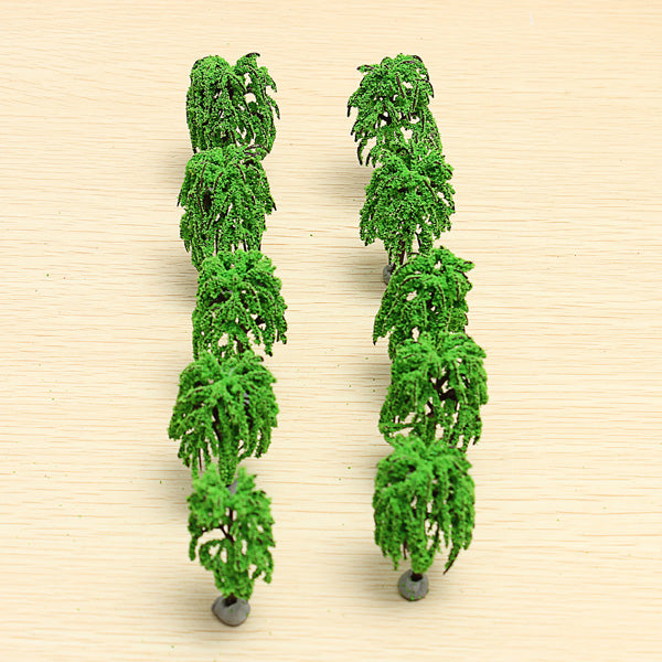 10PCS DIY Building Sand Table Model Material Scene Willow Tree 6cm