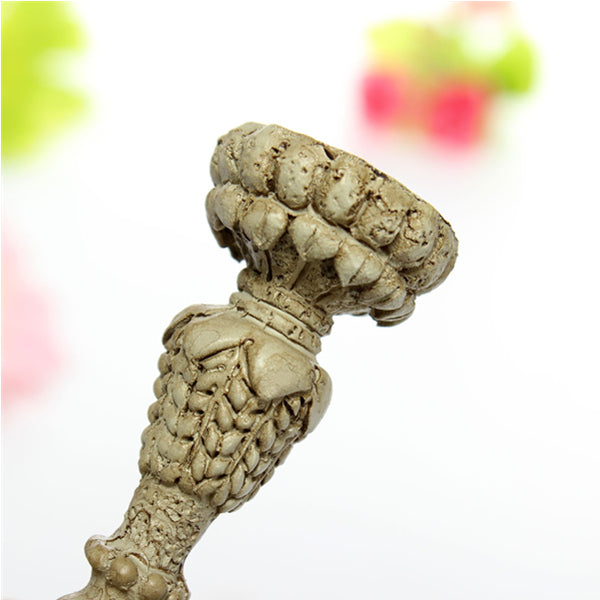 1/12 Dollhouse Miniature Fairy Garden Resin Birdbath Fountain