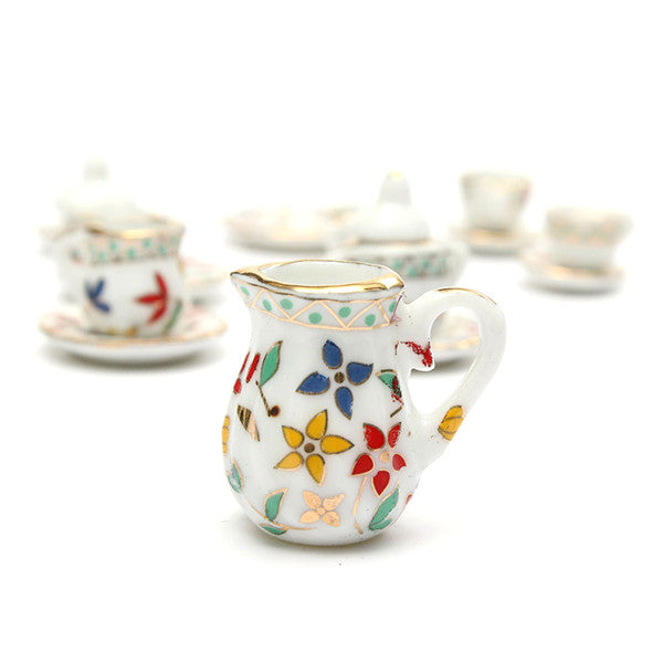 1:12 Mini Dollhouse Furniture Accessories Colorful TeaSet 15