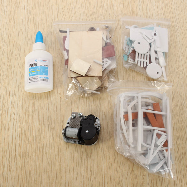CuteRoom A-037-A Caribbean DIY Dollhouse Miniature Kit With Light Music Motor