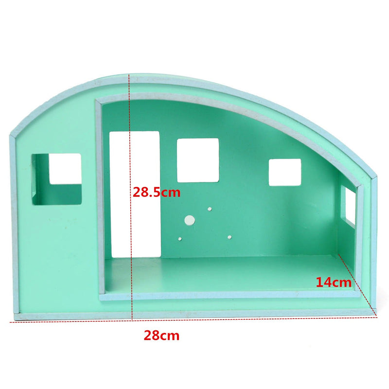 CuteRoom A-016 Time Travel DIY Wooden Dollhouse Miniature Kit Doll house LED Music Voice Control