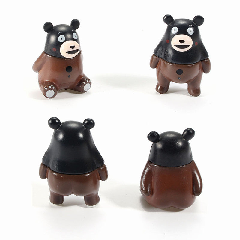 24PCS Panda Bear Doll Miniature DIY Micro Landscape Plant House Decor Accessories Toy
