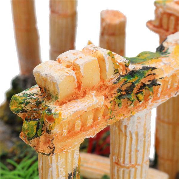 Ancient Roman Ruins Ornament Dollhouse Decoration Gift Toys 23*16*12.5cm