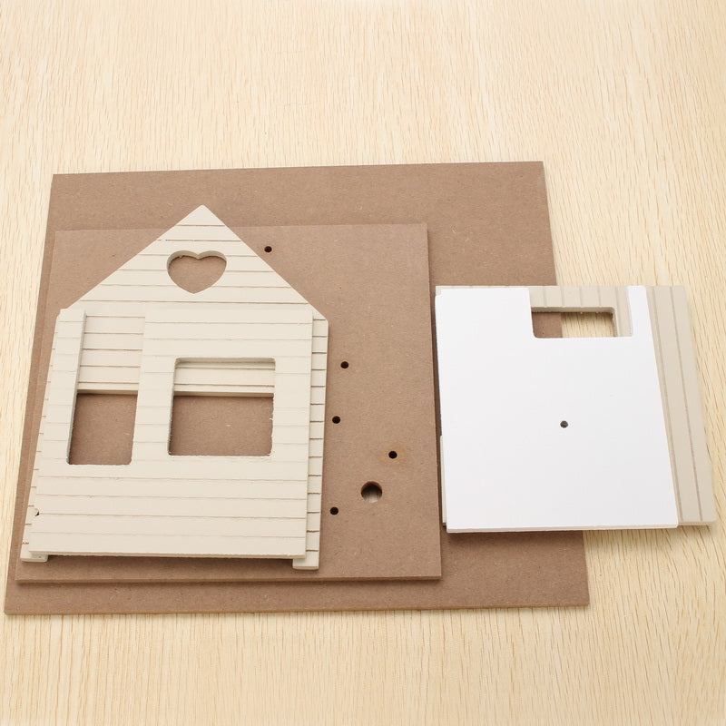 CuteRoom DIY Wooden Dollhouse Miniature With House Furniture Toy Gift For Children Bicycle Angle Kit